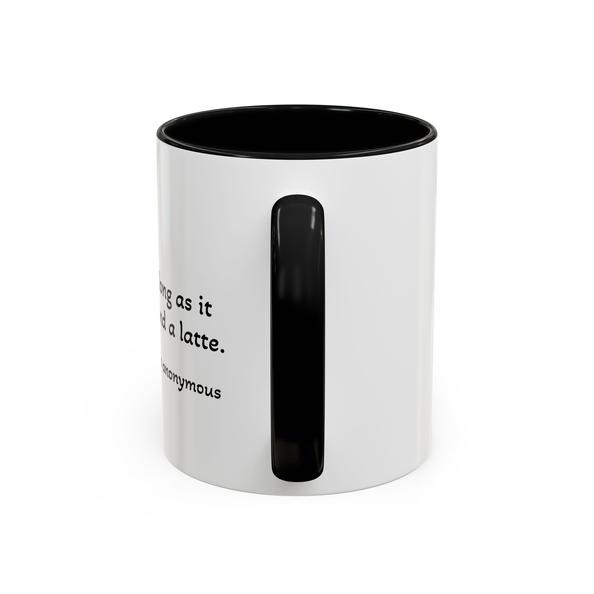 Glamping Camping Mug — "I Love Camping As Long As It Involves a Duvet and a Latte" Accent Coffee Cup