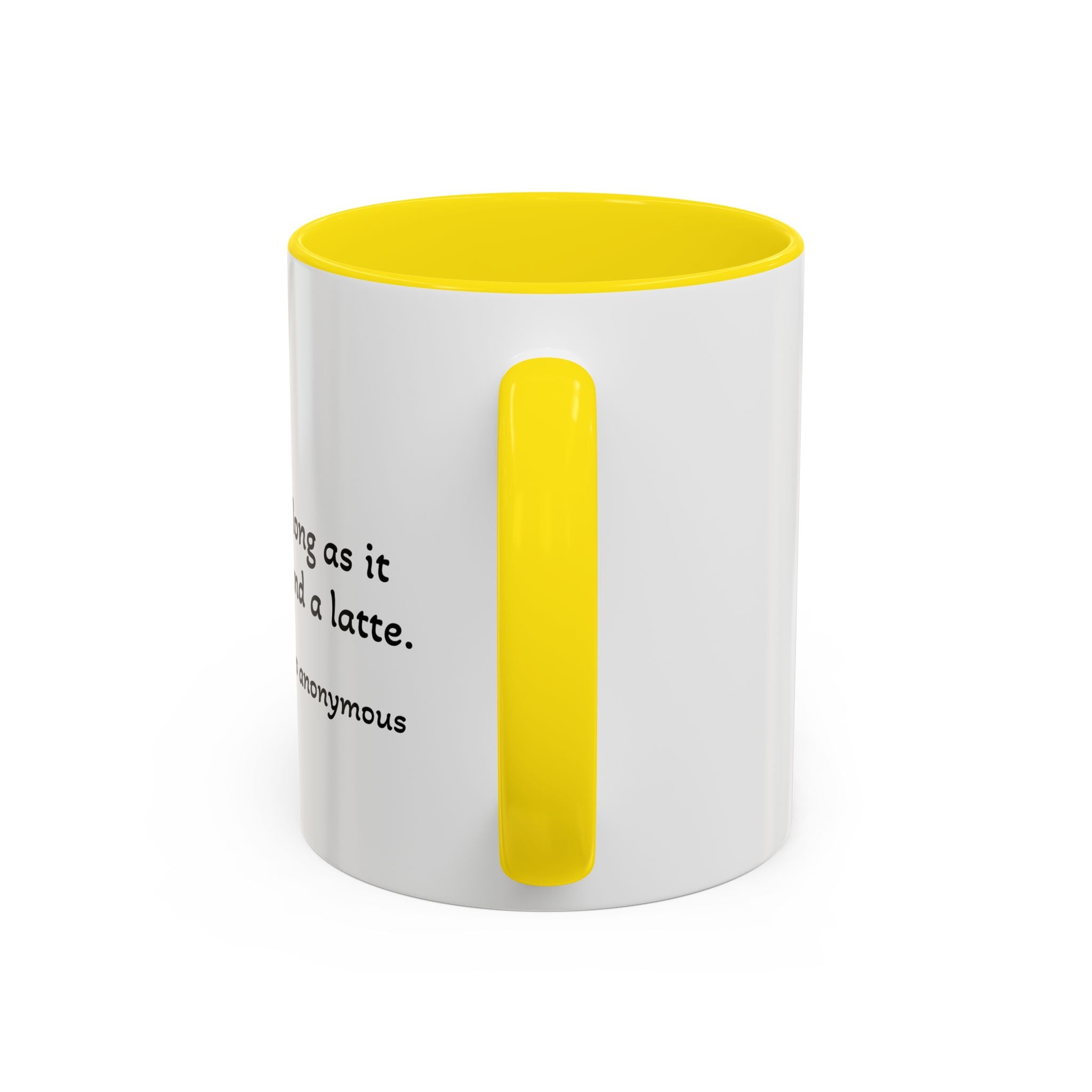 Glamping Camping Mug — "I Love Camping As Long As It Involves a Duvet and a Latte" Accent Coffee Cup