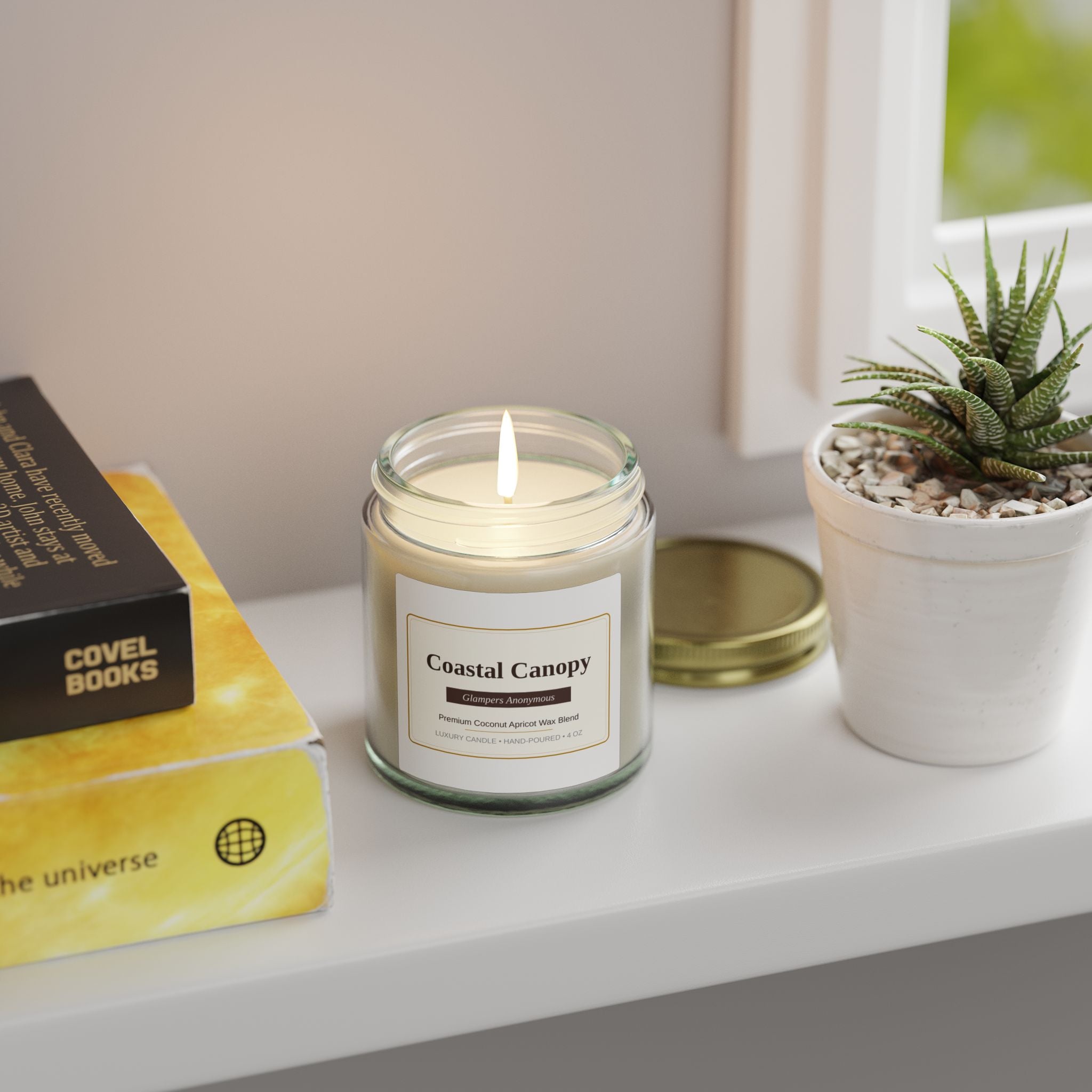 Coastal Canopy  Non-toxic Scented Candle | Beechwood Non-toxic Jar Candle 4 oz