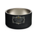 Glamping Pet Bowl — “Home Is Where My Food Bowl Is Parked” Stainless Steel 18oz