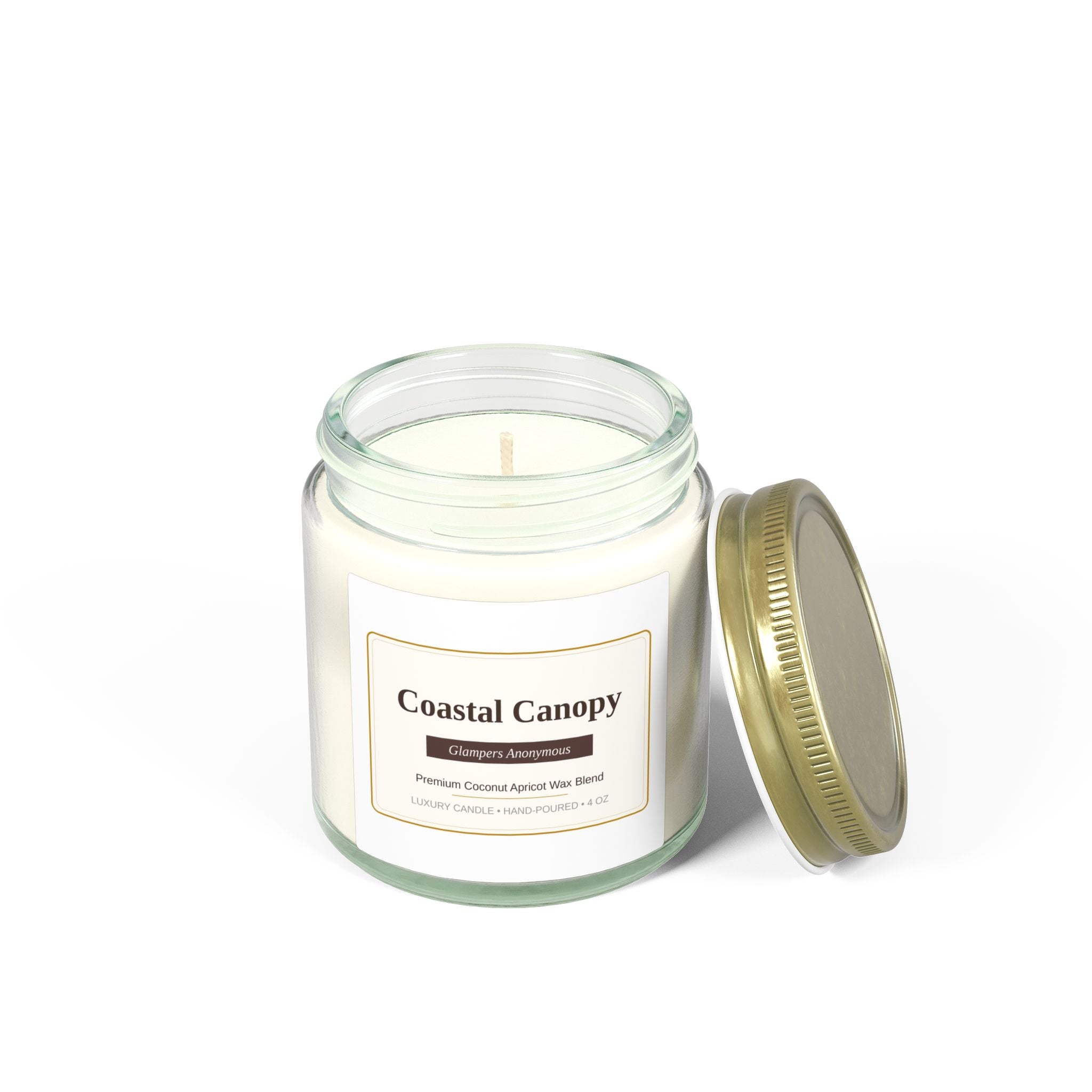 Coastal Canopy  Non-toxic Scented Candle | Beechwood Non-toxic Jar Candle 4 oz