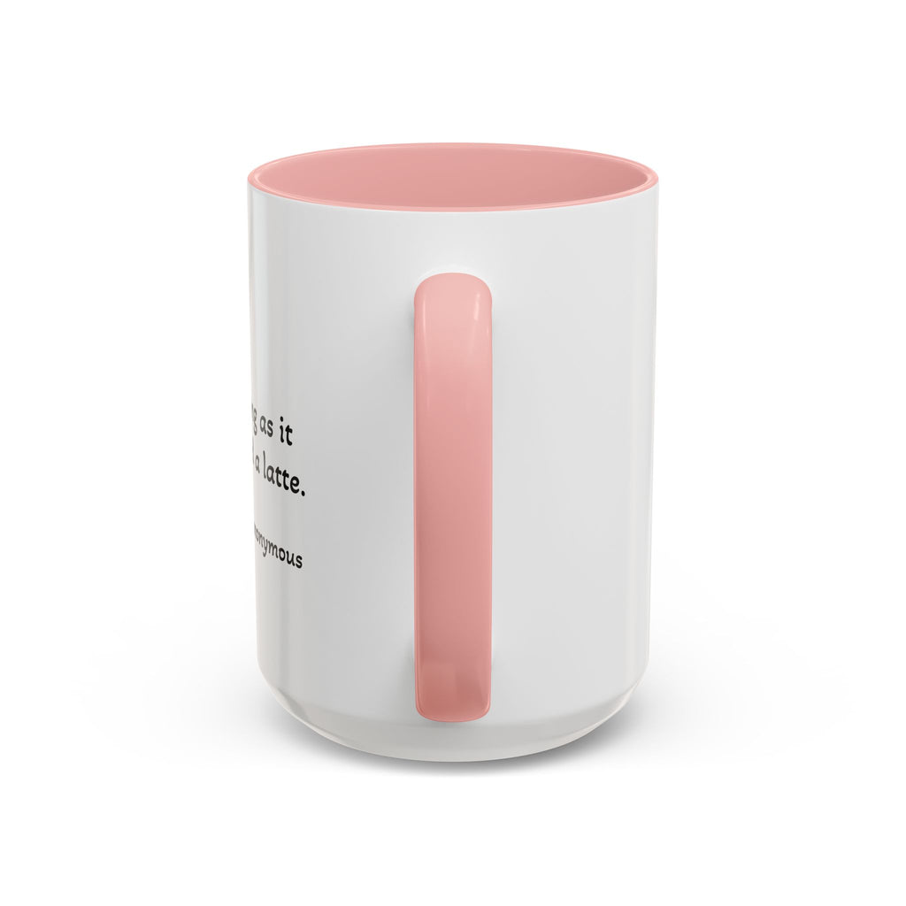 Glamping Camping Mug — "I Love Camping As Long As It Involves a Duvet and a Latte" Accent Coffee Cup