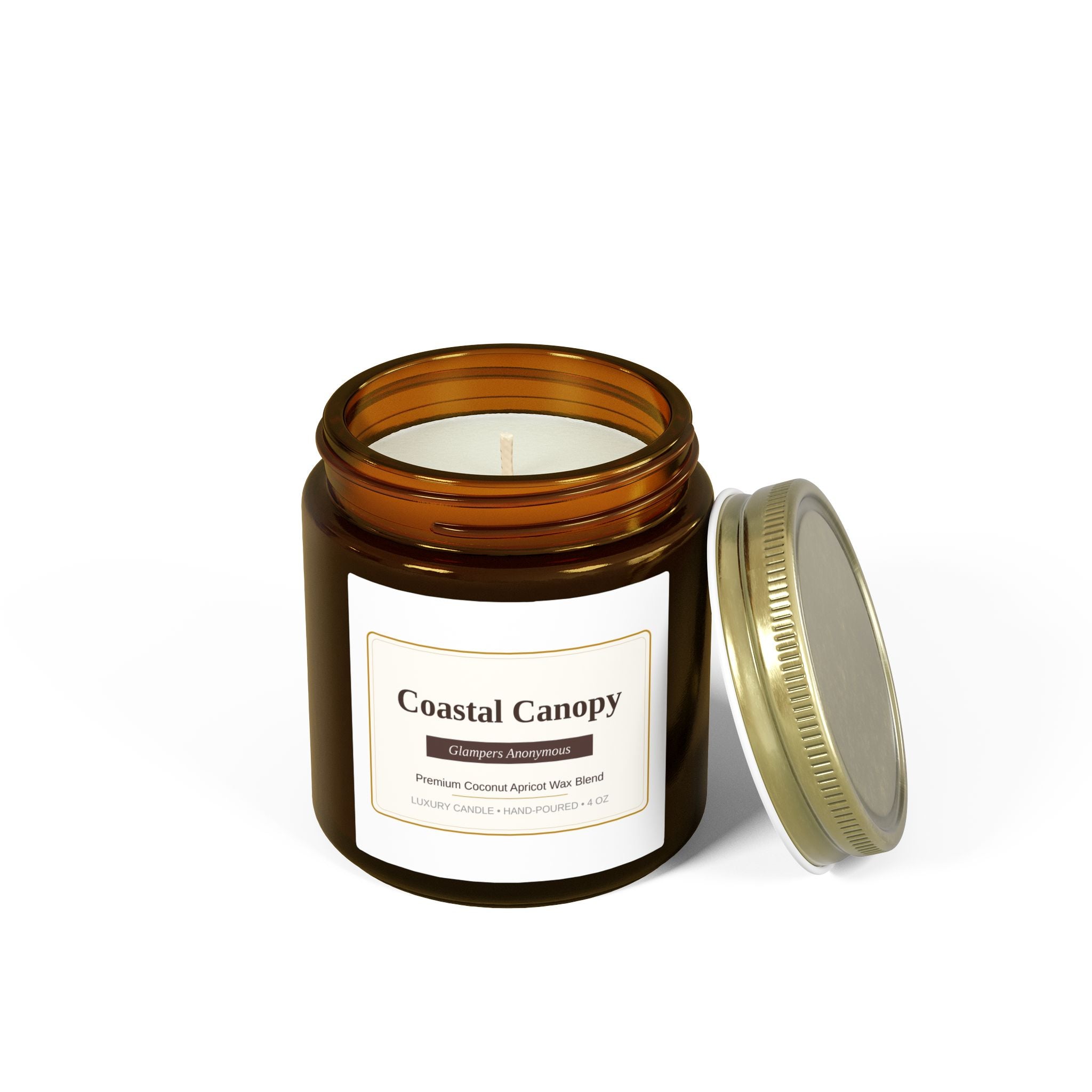 Coastal Canopy  Non-toxic Scented Candle | Beechwood Non-toxic Jar Candle 4 oz