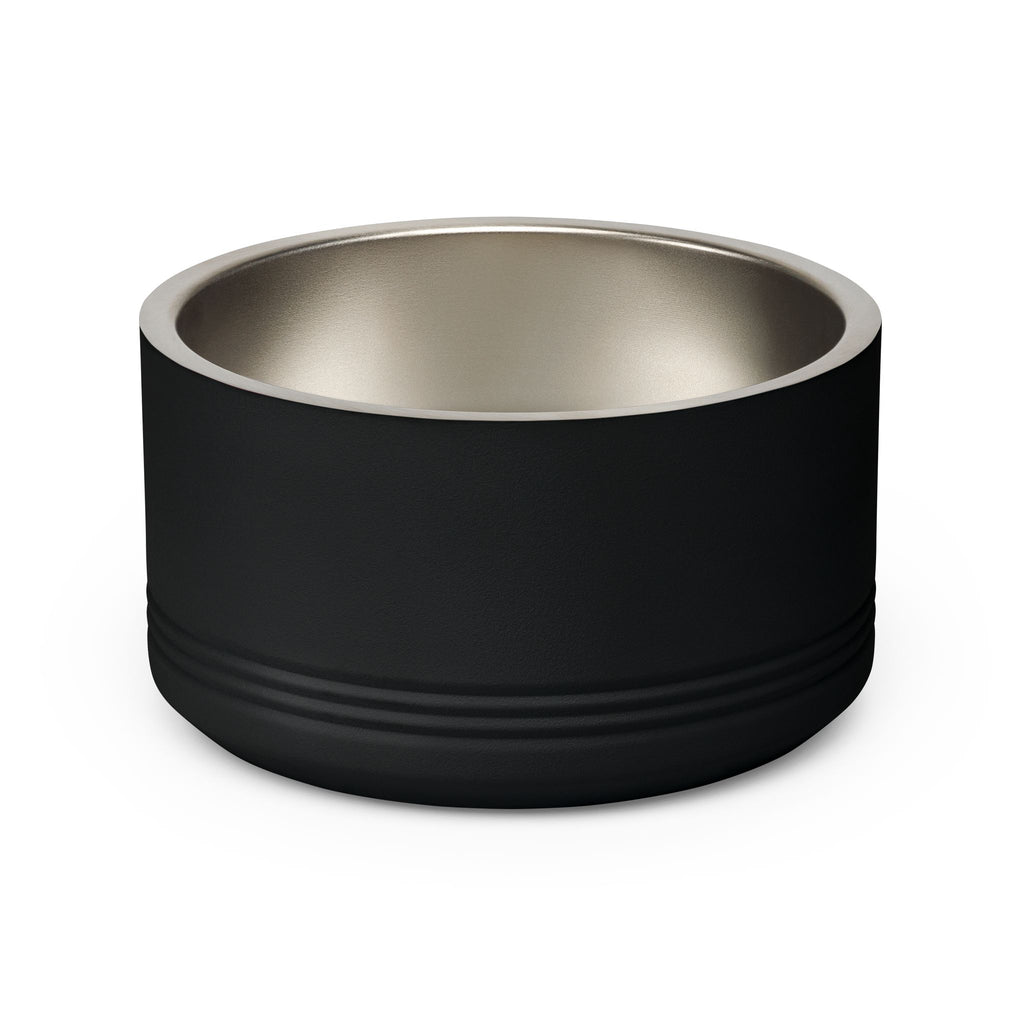 Glamping Pet Bowl — “Home Is Where My Food Bowl Is Parked” Stainless Steel 18oz