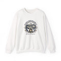 Glamping-Retired From Roughing It Crewneck Sweatshirt — RV & Camping Campfire Pullover