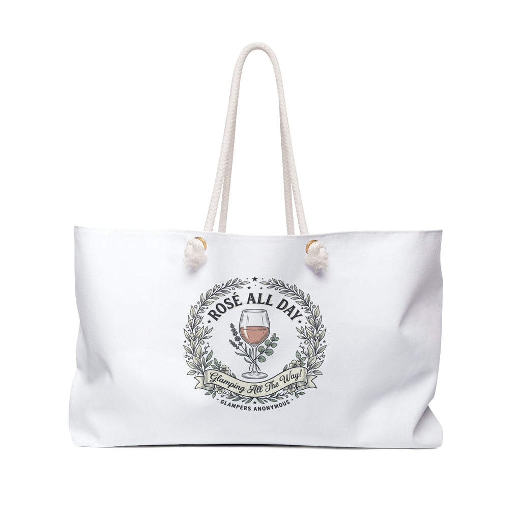 Glamping Tote Bag — "Rosé All Day"